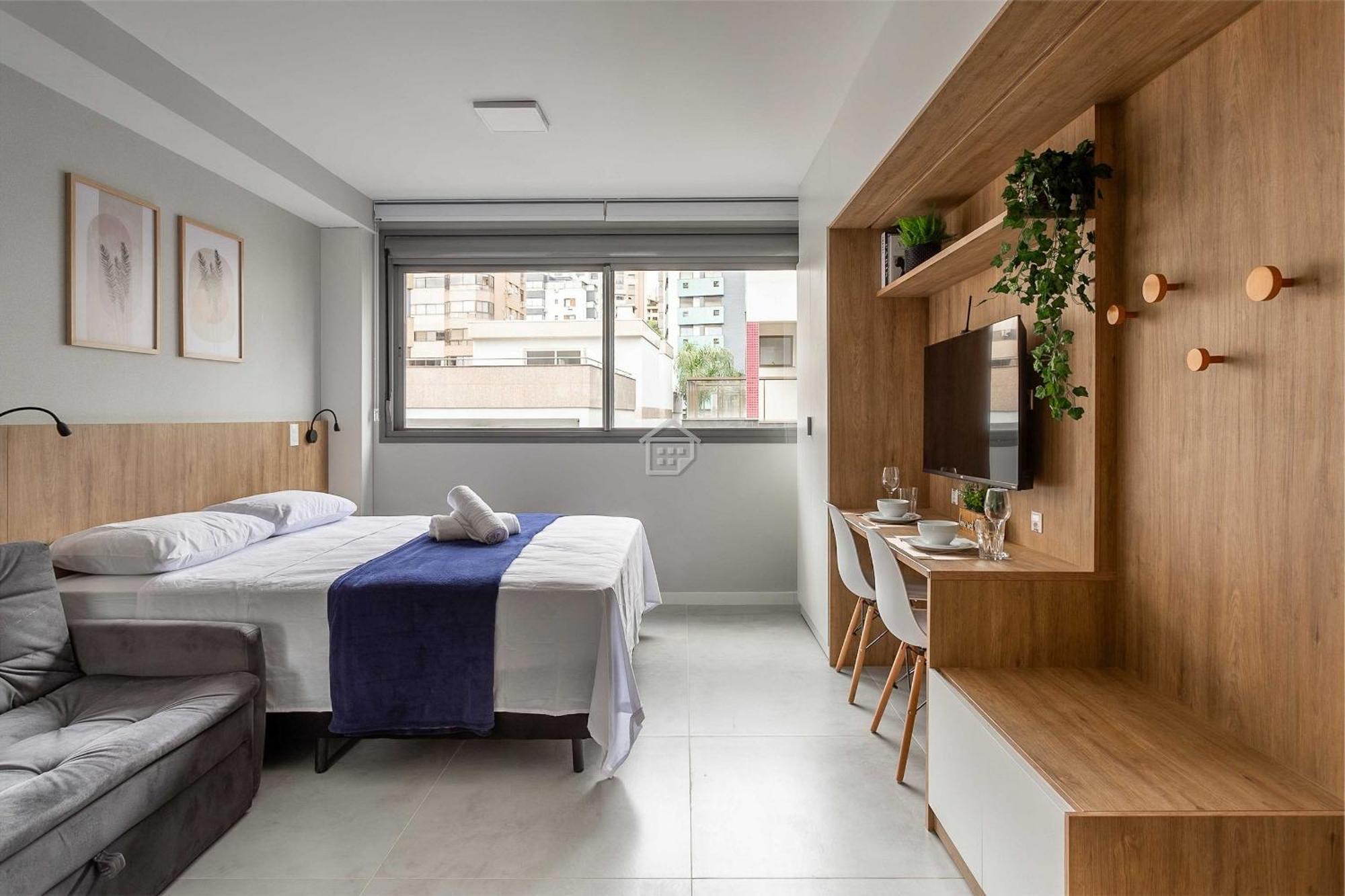 Apartment Completo Localizado Em Um Dos Melhores Bairros De Porto Alegre.